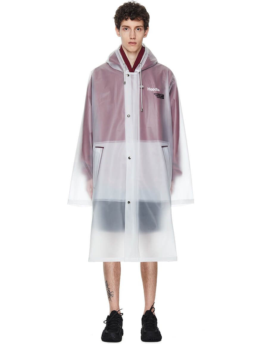 VETEMENTS Transparent Limited Edition Printed Raincoat · VERGLE