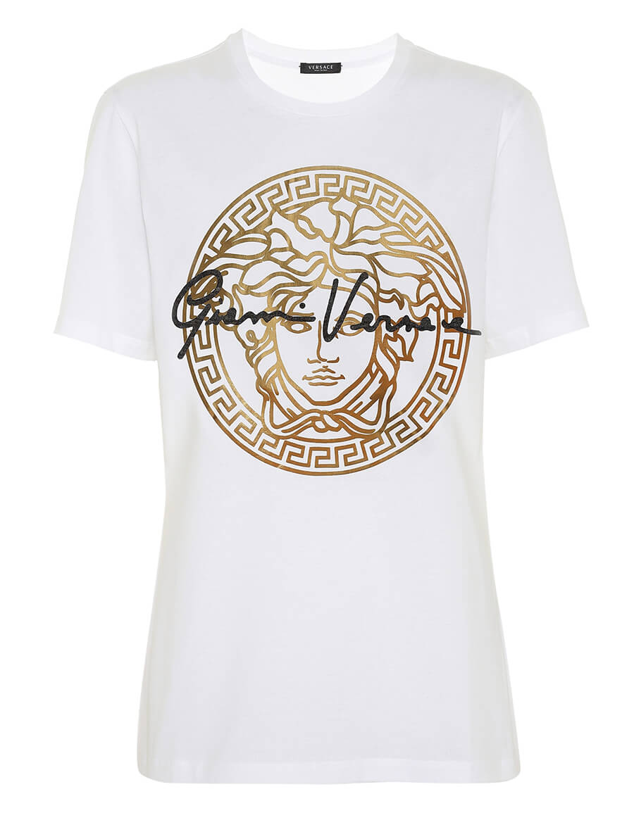 VERSACE GV Signature Medusa cotton T-shirt · VERGLE