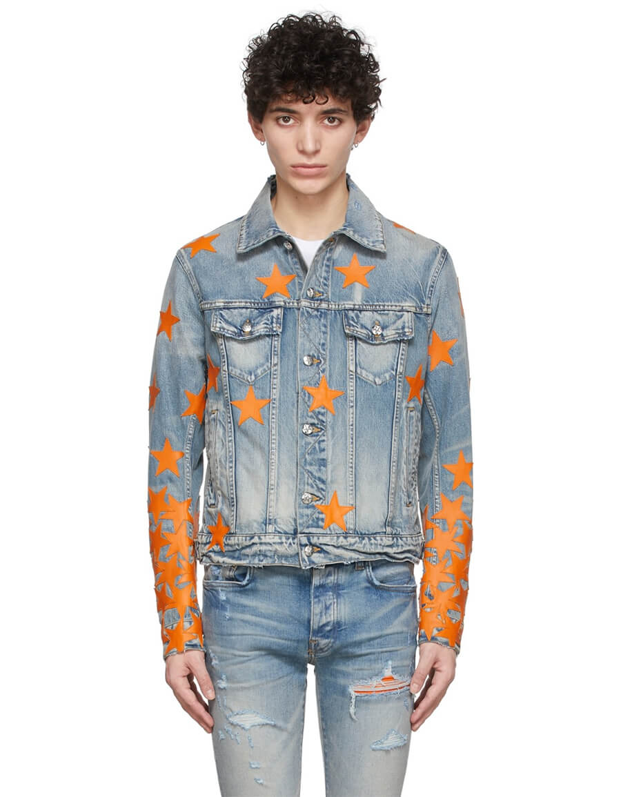 Amiri paint clearance splatter denim jacket