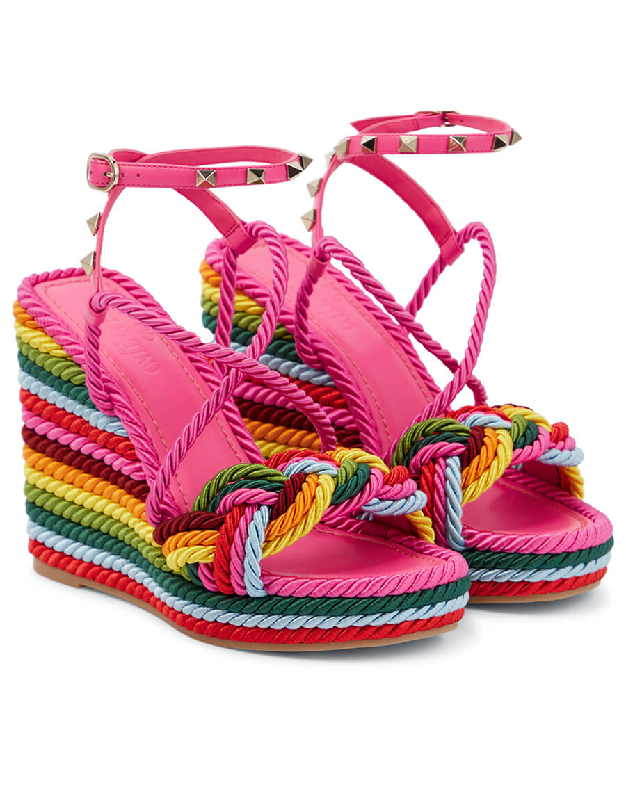 Valentino braided sandals sale