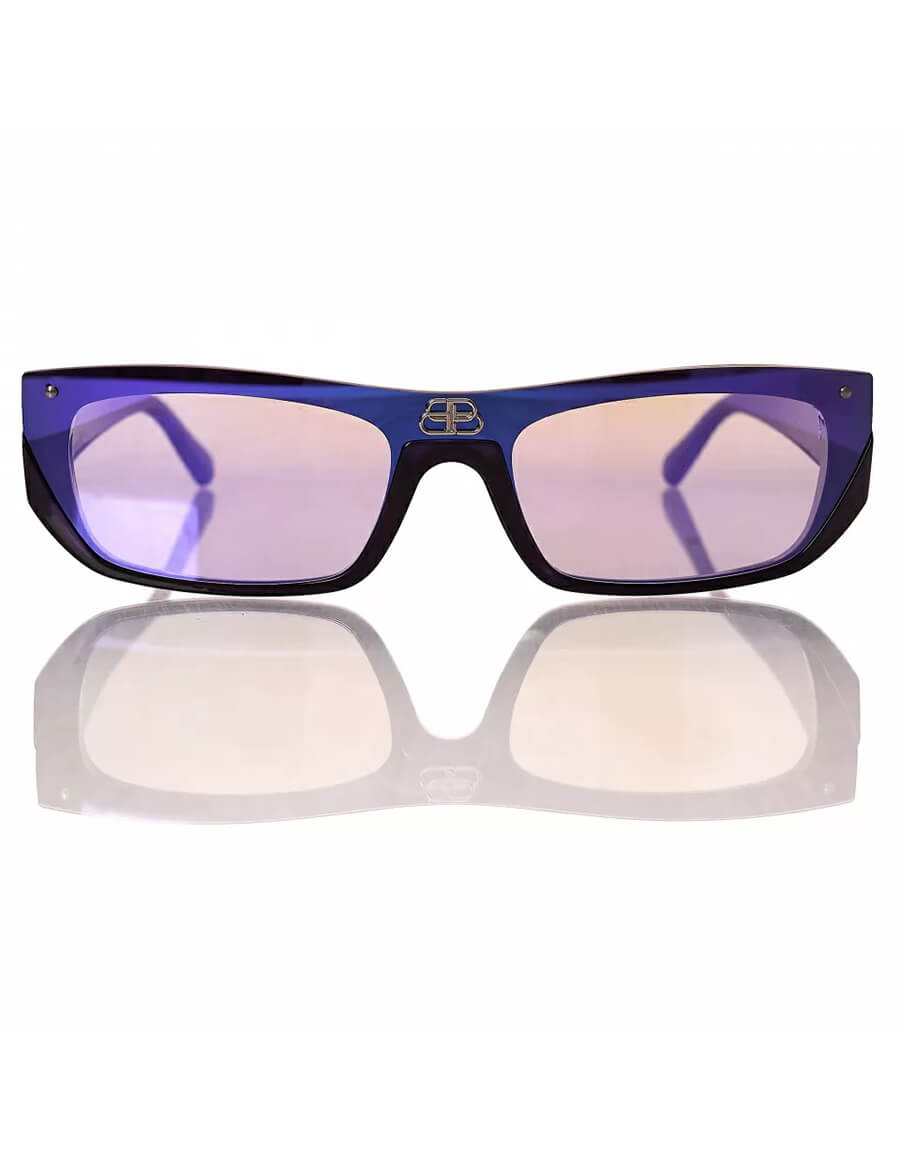 Purple sales balenciaga sunglasses