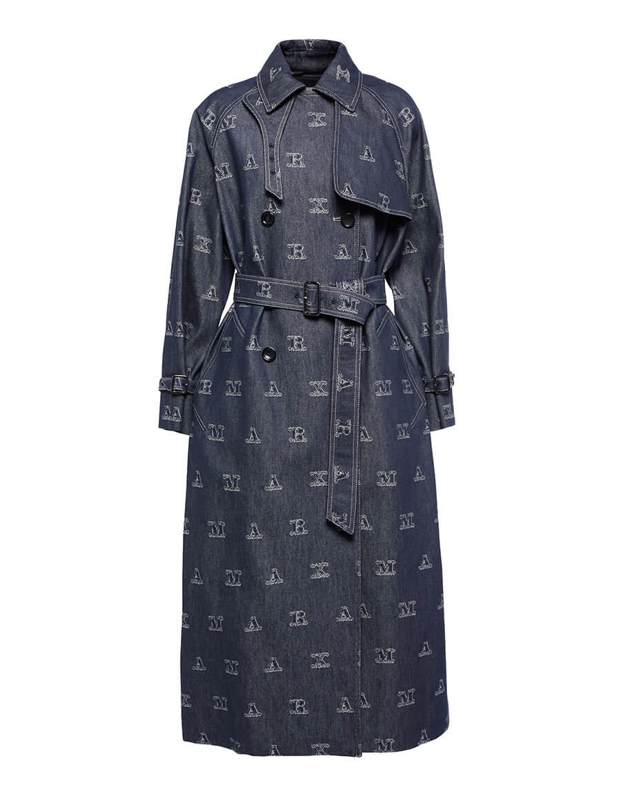 Louis Vuitton Monogram Denim Trench Coat